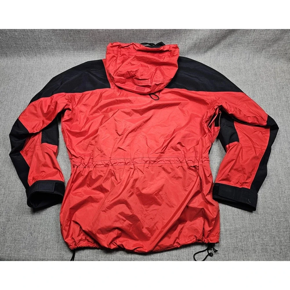 The North Face Jacket Mens XL Red Black Gore-Tex Hooded Ski Parka Nylon Outdoor